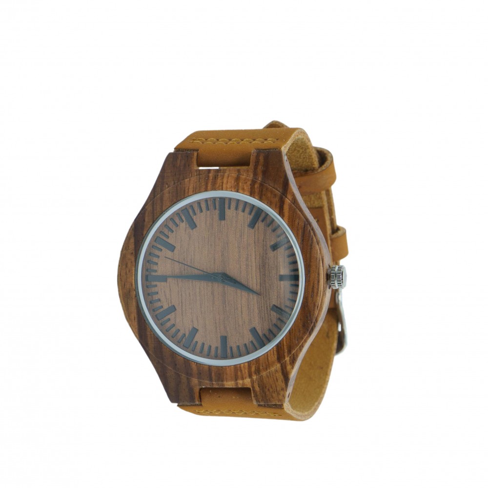 Clock-Brown-Wooden dial